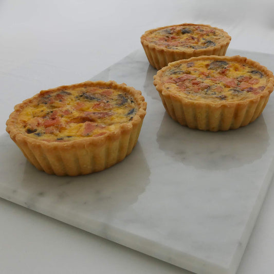 Mushroom and Ham Quiche 10cm