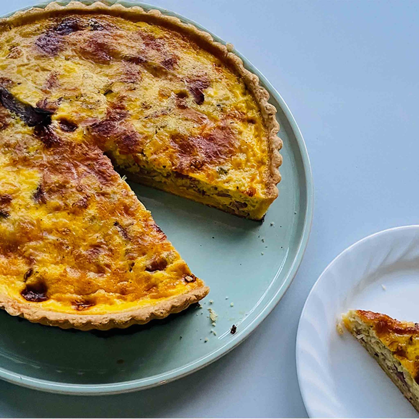 Smoked Duck and Leek Quiche 24cm