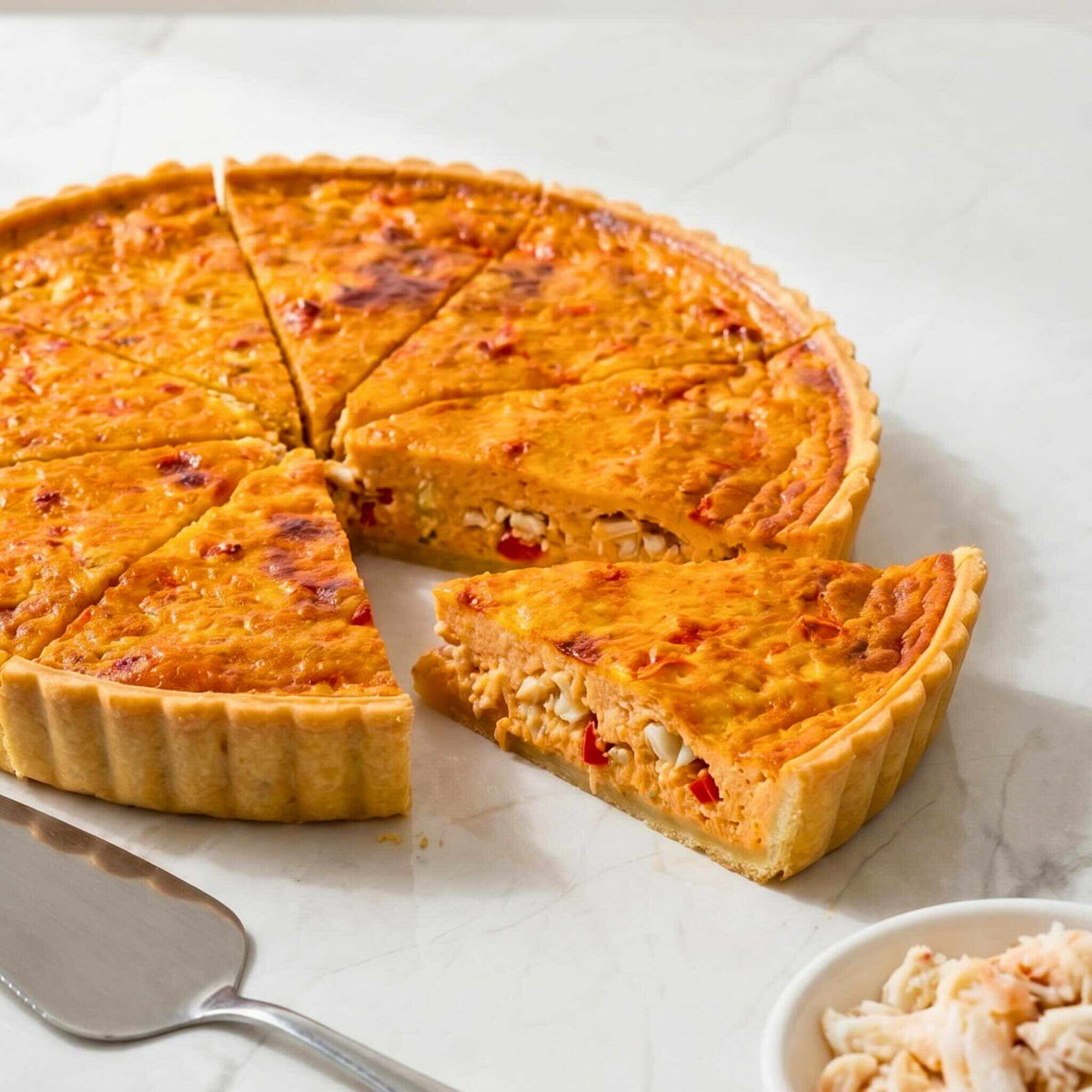Chilli Crab Quiche — Family Size 24cm