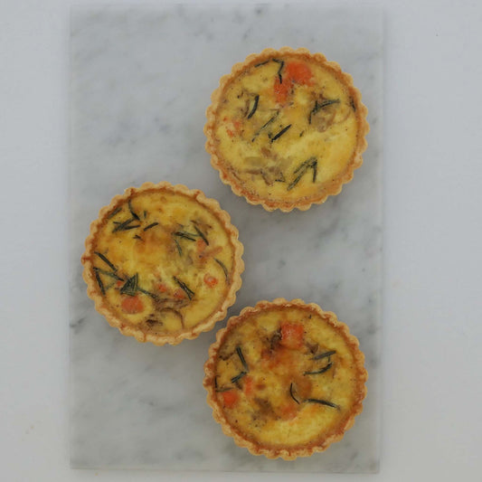 Salmon & Caramelised Onion Quiche 10cm